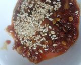 Hình bước làm 4 của món Mực rim tương ớt