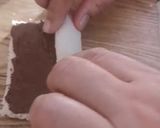 A picture of step 4 of Nutella French toast roll ups.