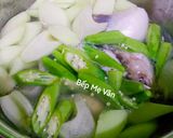 Hình bước làm 3 của món Canh chua cá hú nấu lá bụp giấm(lá rau chua,lá giấm...)