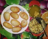 A picture of step 5 of Suji golgappe.