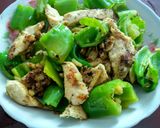 รูปขั้นตอนการทำที่ 4 ของ ไก่ผักพริกหยวก (ใส่พริกไทยเสฉวน)