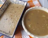 A picture of step 2 of Barley Soup with Dried Mushrooms (Zuppa di Orzo con Funghi Porcini).