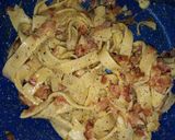 Foto del paso 12 de la receta: 🇮🇹 Tagliatelle alla carbonara / Tallarines a la carbonara 🇮🇹