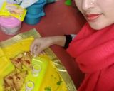 A picture of step 4 of Leftover veg papad pattie.
