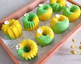 Foto langkah ke 7 dari resep Bolu Kukus Pandan Kuning.