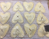 Foto del paso 3 de la receta: Corazones 💛 de mermelada y crema de cacao