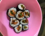 Foto langkah ke 3 dari resep Sushi roll anak 1 th mpasi sushi.