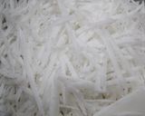 Hình bước làm 1 của món Cốm dẹp trộn sữa dừa