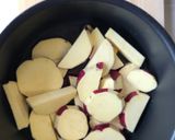 A picture of step 3 of Boiled sweet potato with salt and lemon.