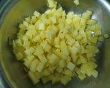 A picture of step 1 of Spanish Potato Omelette.