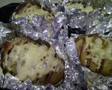 Foto del paso 5 de la receta: Patatas Hasselback al horno, rellenas de bacon y queso