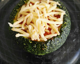 Foto del paso 5 de la receta: Calabacín luna relleno de tomate y soja texturizada