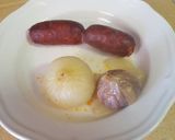 Foto del paso 6 de la receta Callos con garbanzos de la Brigada Espartana (receta gallega)