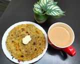 पुदीना लौकी गाजर पराठा रेसिपी चरण 6 फोटो