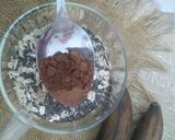 عکس مرحله 3 از دستور اوتمیل موز کاکائو با رویه کادایفsolmaz