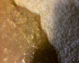 A picture of step 6 of Basbousa.