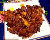 A picture of step 5 of Mutton steam raan.