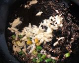 A picture of step 2 of Bhutte Ka Kees (Street Food from Indore).