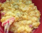 A picture of step 2 of Creamy Fruit SaladAustin’s fruit salad.