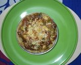 A picture of step 5 of Pancake pizza.