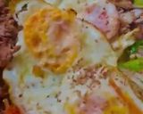 A picture of step 6 of Bibimbap (Korean Mixed Rice).