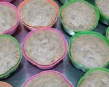 Foto langkah ke 3 dari resep Bolu pisang kukus tanpa mixer.
