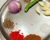 A picture of step 1 of Kale chane ke kebab.