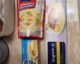 Foto langkah ke 1 dari resep Spaghetti Carbonara Ala Anak Kos.