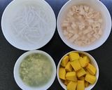 Hình bước làm 1 của món Chè bí đỏ củ sen đậu xanh