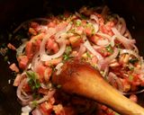 Foto del paso 20 de la receta Estofado de okras, mini calabacines y berenjenas