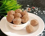 A picture of step 5 of Multigrain Laddus with Rolled Oats & Sattu.