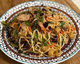 A picture of step 6 of Chicken & Shrimp Noodles.