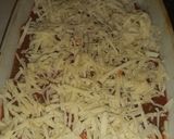 A picture of step 5 of Layered Lentils.