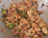 Foto langkah ke 5 dari resep Nasi Bakar Ikan Tongkol / Cakalang Kemangi Enak banget.