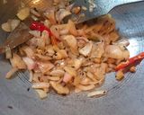 A picture of step 3 of Puri with Mixed Dal Tadka.