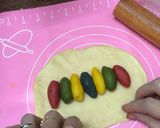 Hình bước làm 7 của món Bánh trung thu cầu vồng