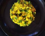 A picture of step 3 of Kushka pulao.