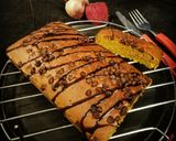 A picture of step 8 of Wheat flour beetroot cake.