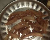 A picture of step 4 of Leftover shahi bread corner.