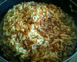 Foto del paso 4 de la receta: Arroz de canela, nuez moscada y cabello de Ángel!