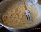 Parmezános tészta prosciuttóval és articsókával, krémes sajtszószban recept lépés 2 foto