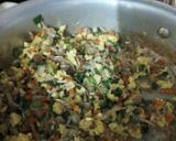 A picture of step 1 of Chinese Rice.