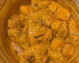 A picture of step 2 of Chicken malai biryani.