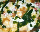 A picture of step 7 of Dahi Boondi Chaat.