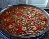 Foto del paso 6 de la receta Paella de pulpo, langostinos y gambas