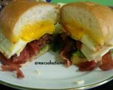 Foto langkah ke 8 dari resep Smoked Beef Burger.
