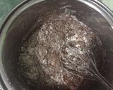 Foto langkah ke 2 dari resep Fudgy Mocha Cake (Cake Coklat Kopi) 4,5 sdm no oven, no mixer, no timbangan.