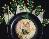 A picture of step 3 of Semolina corn Upma.