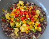 A picture of step 2 of Pineapple Rice.