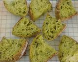 Foto langkah ke 21 dari resep Pandan Biji Wijen Hitam Sourdough Bread.